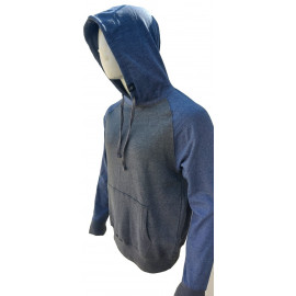 Melange Raglan Fleece Hoody
