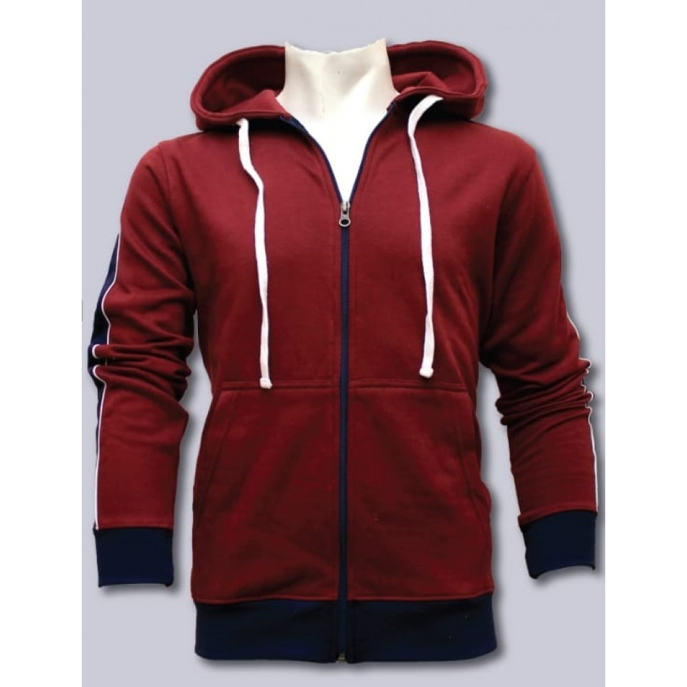 Maroon and Navy Blue Front Zipper (Youth Size)
