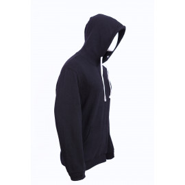 Black Hoodie W/ White Draw String