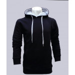 Navy Hoodie W/White Draw String (Youth Size)