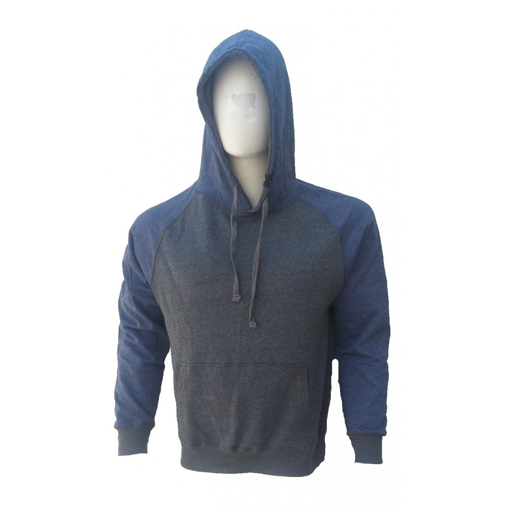 Melange Raglan Fleece Hoody