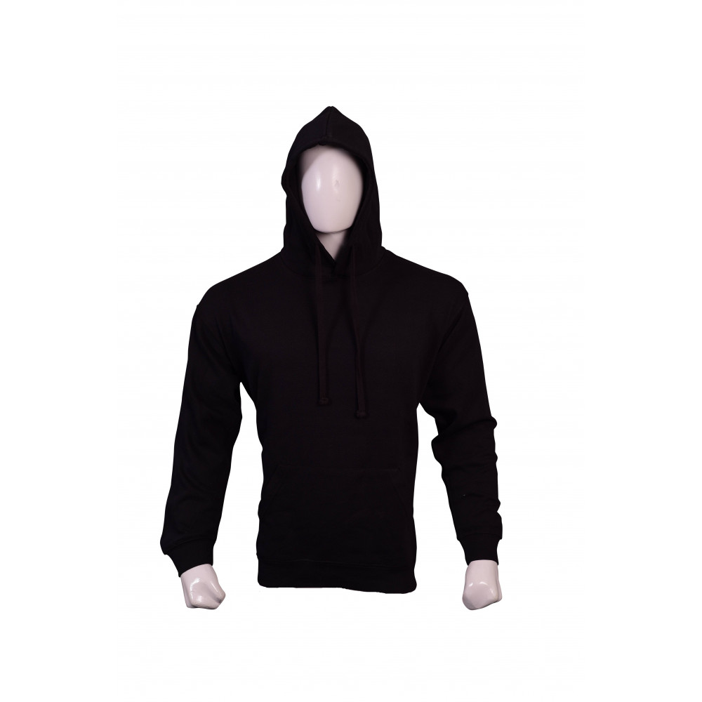 Black Hoodie W/Matching Draw String