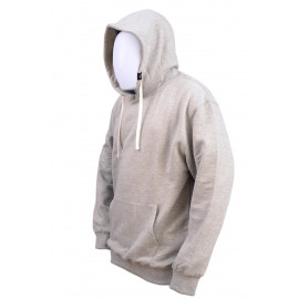 Gray Hoodie W/ White Draw String 